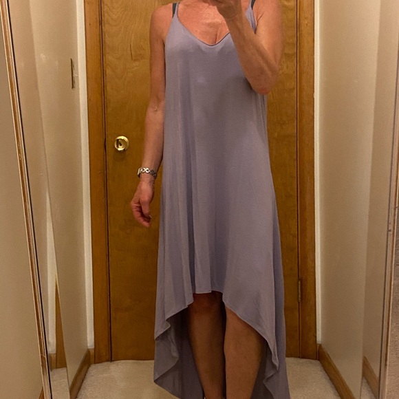 Excuse Me Thin Strap Hi-Lo V-Neck Casual Dress Sm - Picture 9 of 10